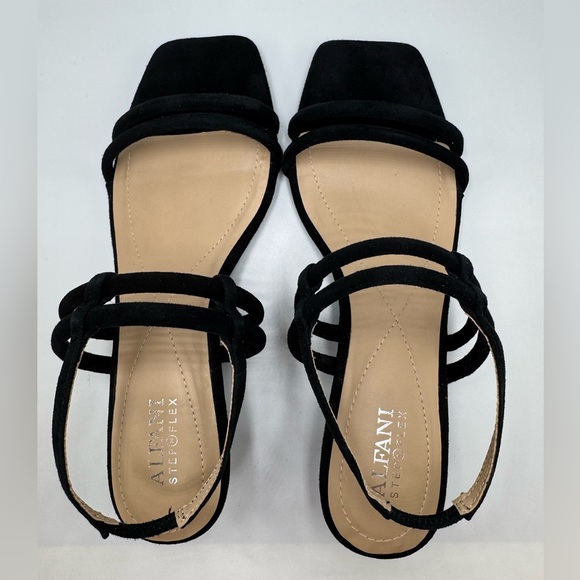 Alfani Paulina Strappy Kitten Heel Black 9M - Picture 3 of 4